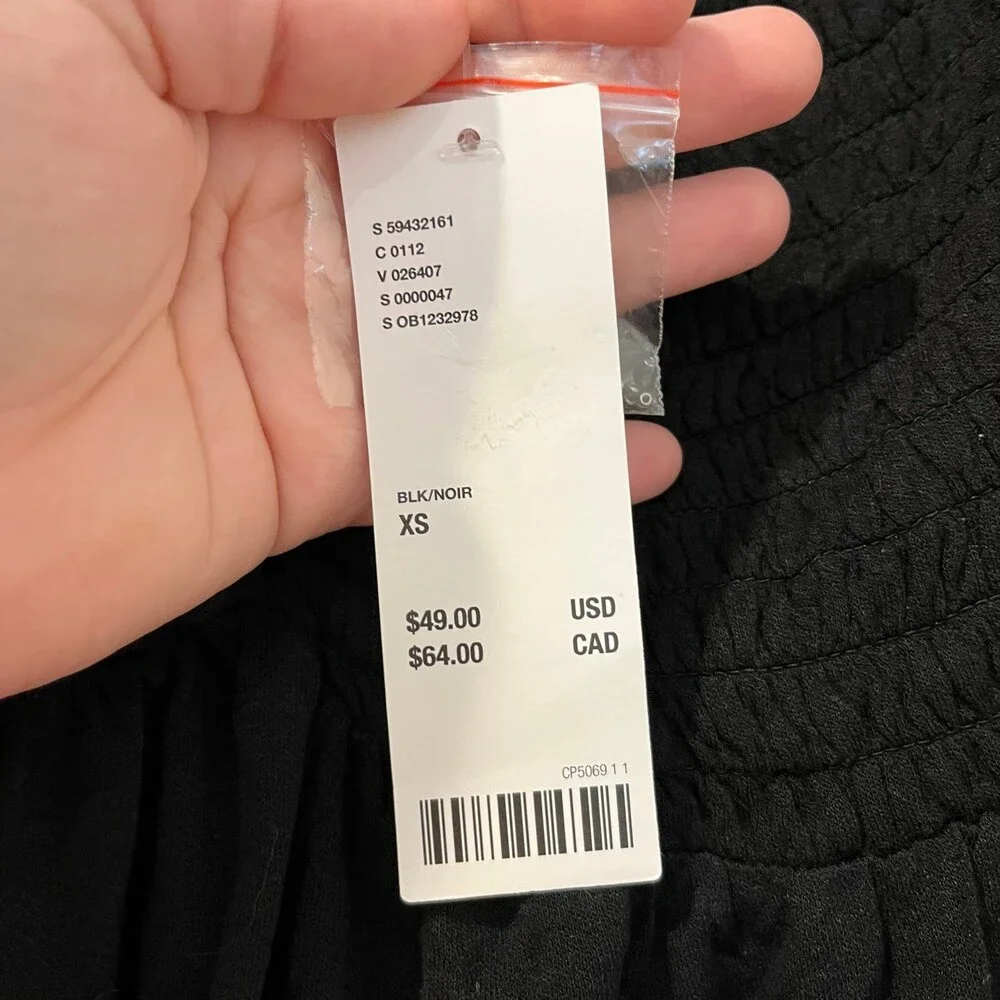 Urban Outfitters Embellished Cropped Peplum Top size XS NWTs - Picture 7 of 7